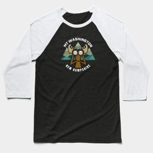 Mt Washington Moose Binoculars - Dark Shirts Baseball T-Shirt